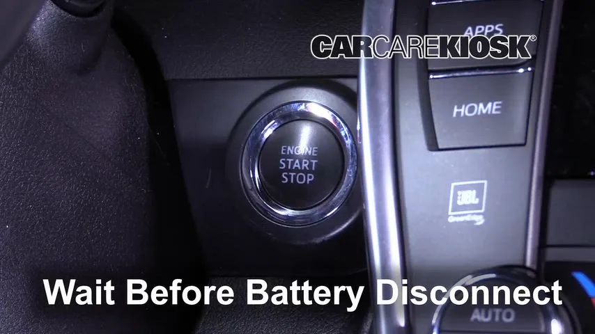2017 Toyota Camry XLE 3.5L V6 Battery Replace